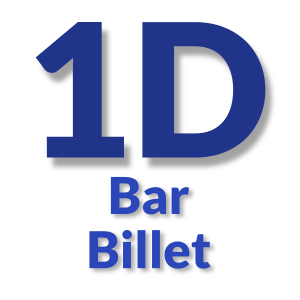Text saying '1D Bar Billet'