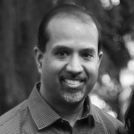 Grayscale photo of a man